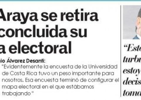 Johnny Araya se retira de la campaña ¿Puede un candidato renunciar? ¿Qué sucede si se retira?